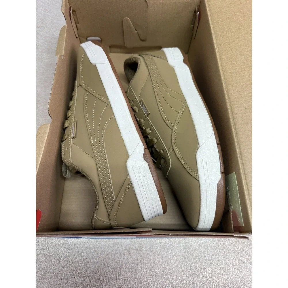Mens PUMA Skate Sneaker Shoes Size 9 Brown Low Top Skateboard 403556 01